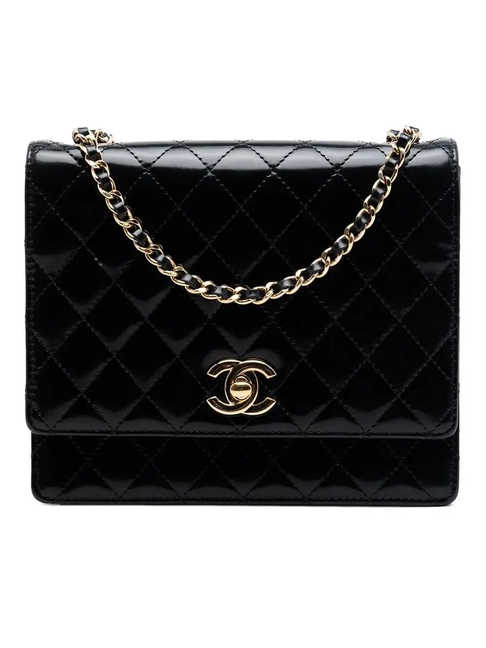 Chanel Vintage Cc Chain Flap Bag #287658C31B